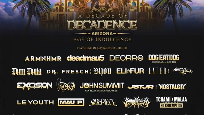 Decadence NYE at Phoenix Raceway